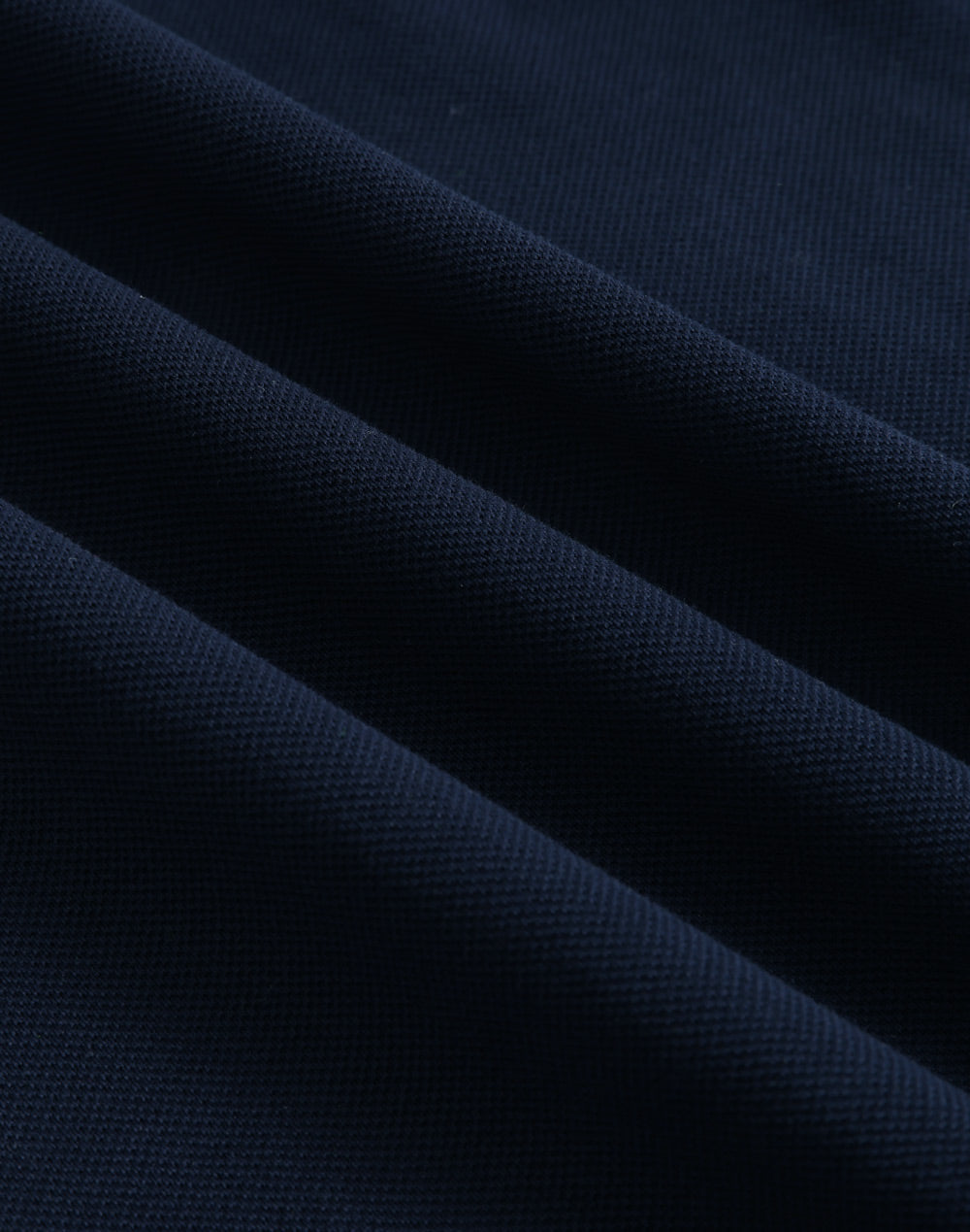 Ladies Ultrafine Cotton Pique Short Sleeve Polo - Navy