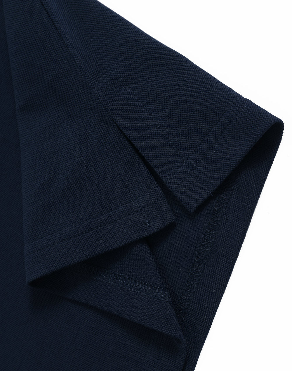 Ladies Ultrafine Cotton Pique Short Sleeve Polo - Navy