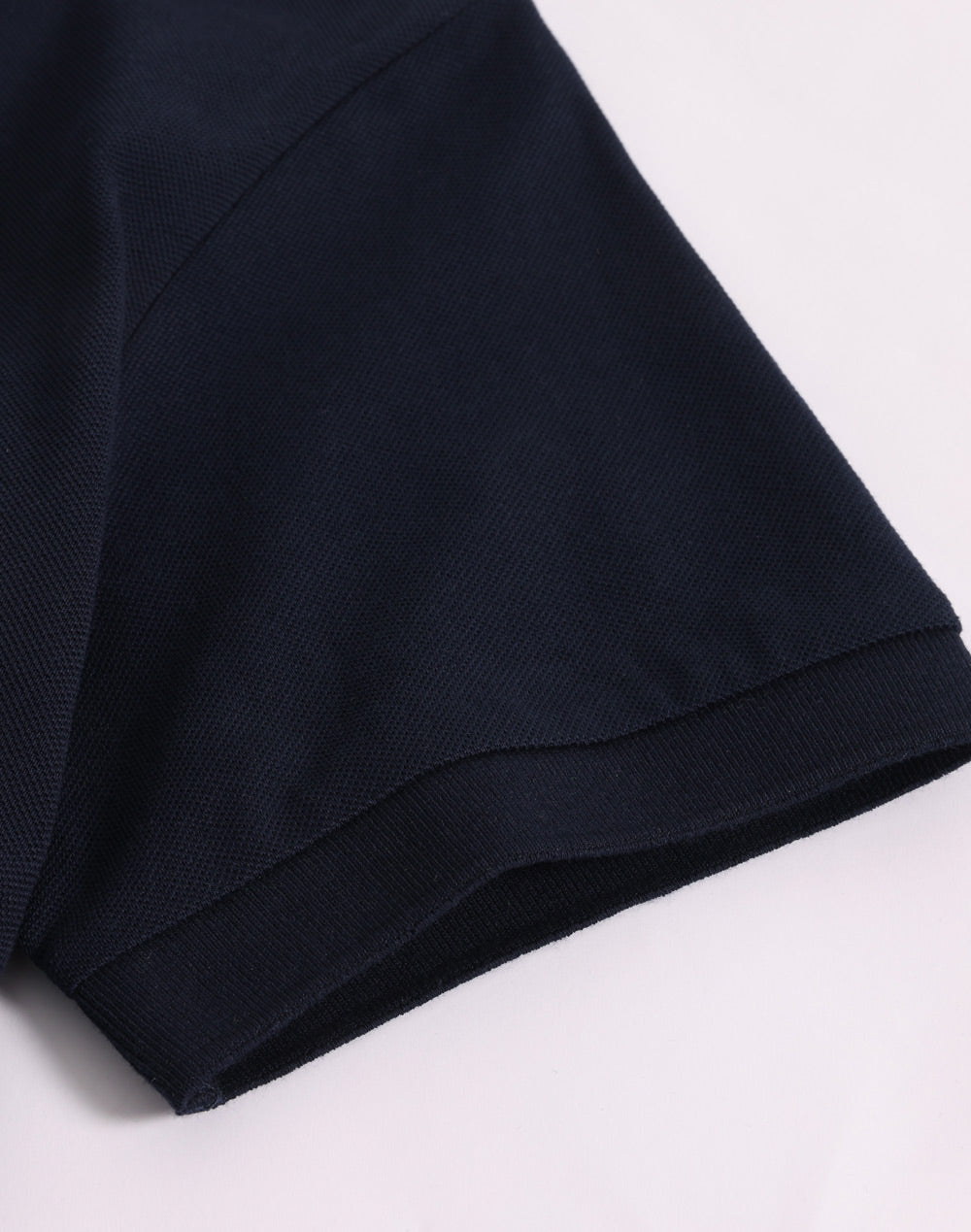 Ladies Ultrafine Cotton Pique Short Sleeve Polo - Navy