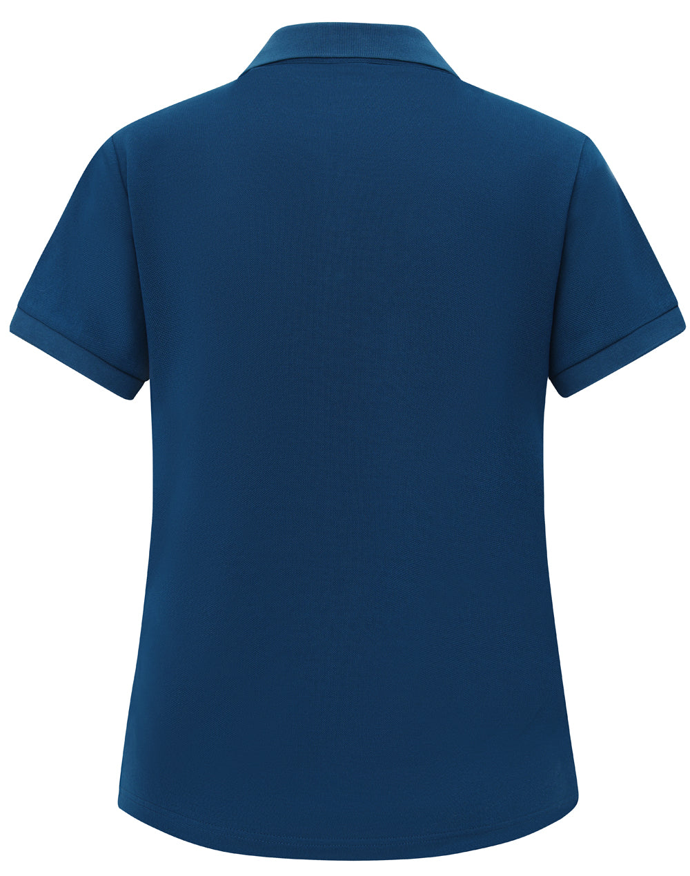 Ladies Ultrafine Cotton Pique Short Sleeve Polo - Ocean Blue