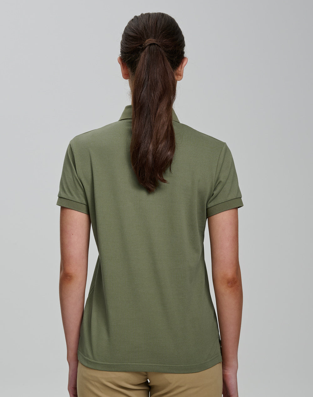 Ladies Ultrafine Cotton Pique Short Sleeve Polo