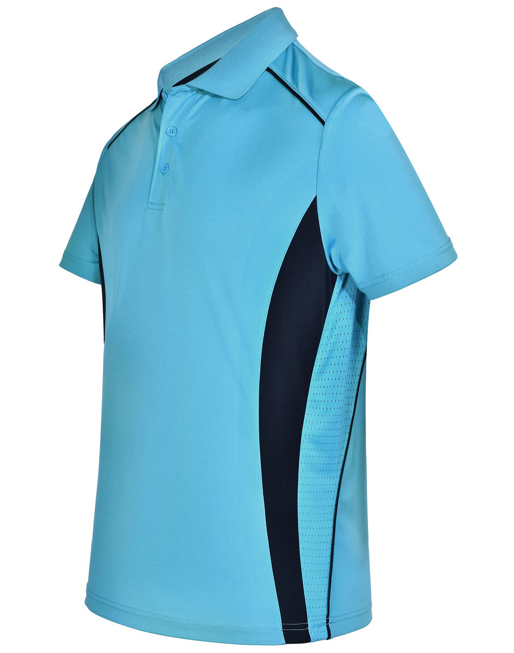 Pursuit Polo Men'S - Aqua Blue Navy