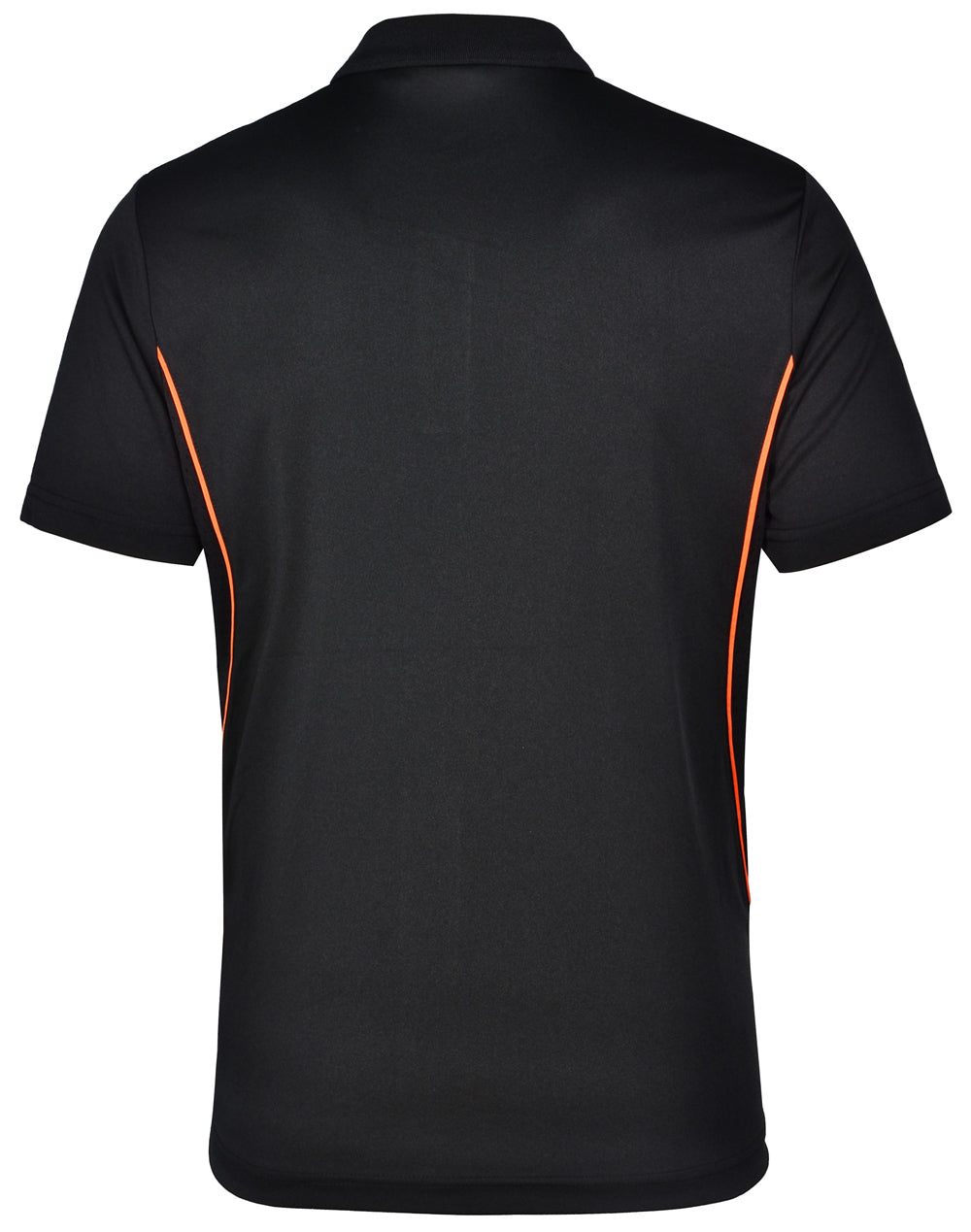 Pursuit Polo Men'S - Black Orange