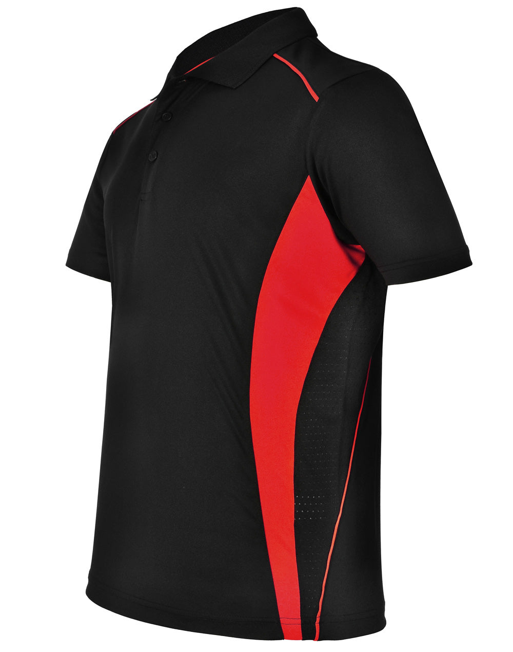 Pursuit Polo Men'S - Black Red