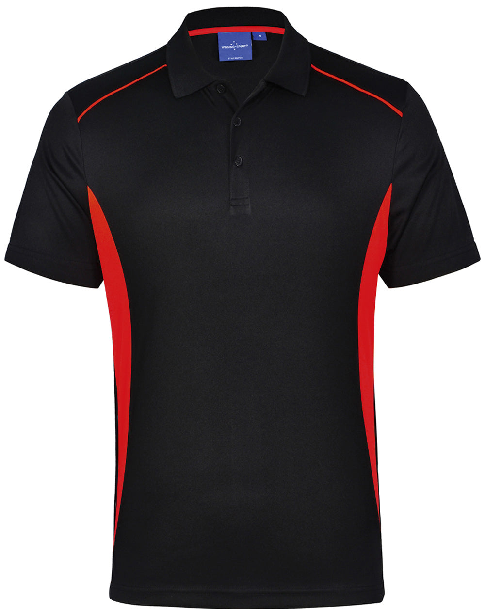 Pursuit Polo Men'S - Black Red