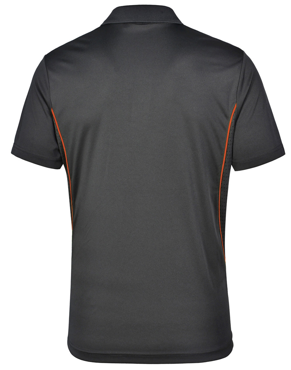 Pursuit Polo Men'S - Charcoal Fluoro Orange