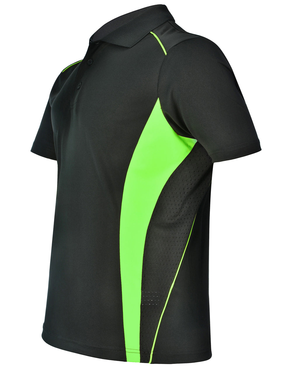 Pursuit Polo Men'S - Charcoal Lime