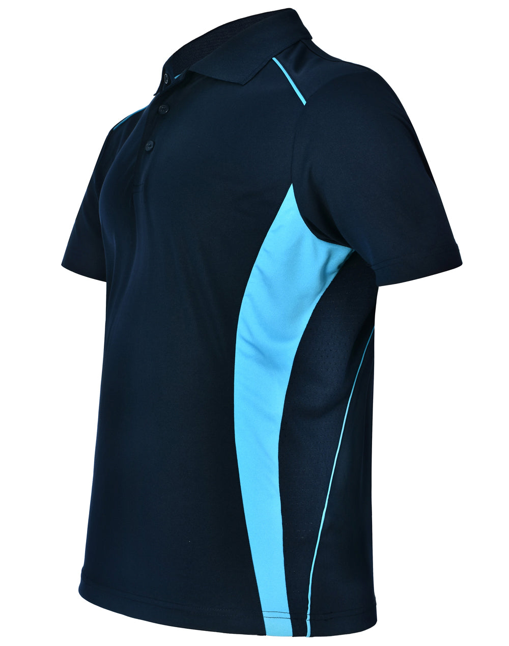 Pursuit Polo Men'S - Navy Aqua Blue