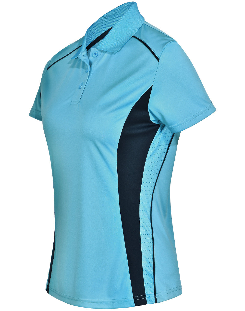 Pursuit Polo Ladies' - Aqua Blue Navy