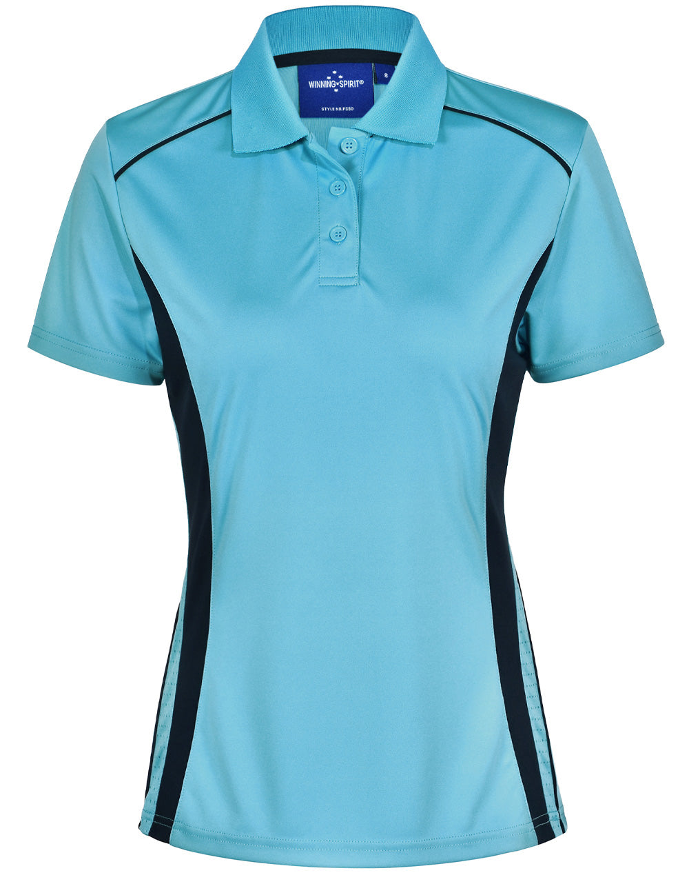 Pursuit Polo Ladies' - Aqua Blue Navy