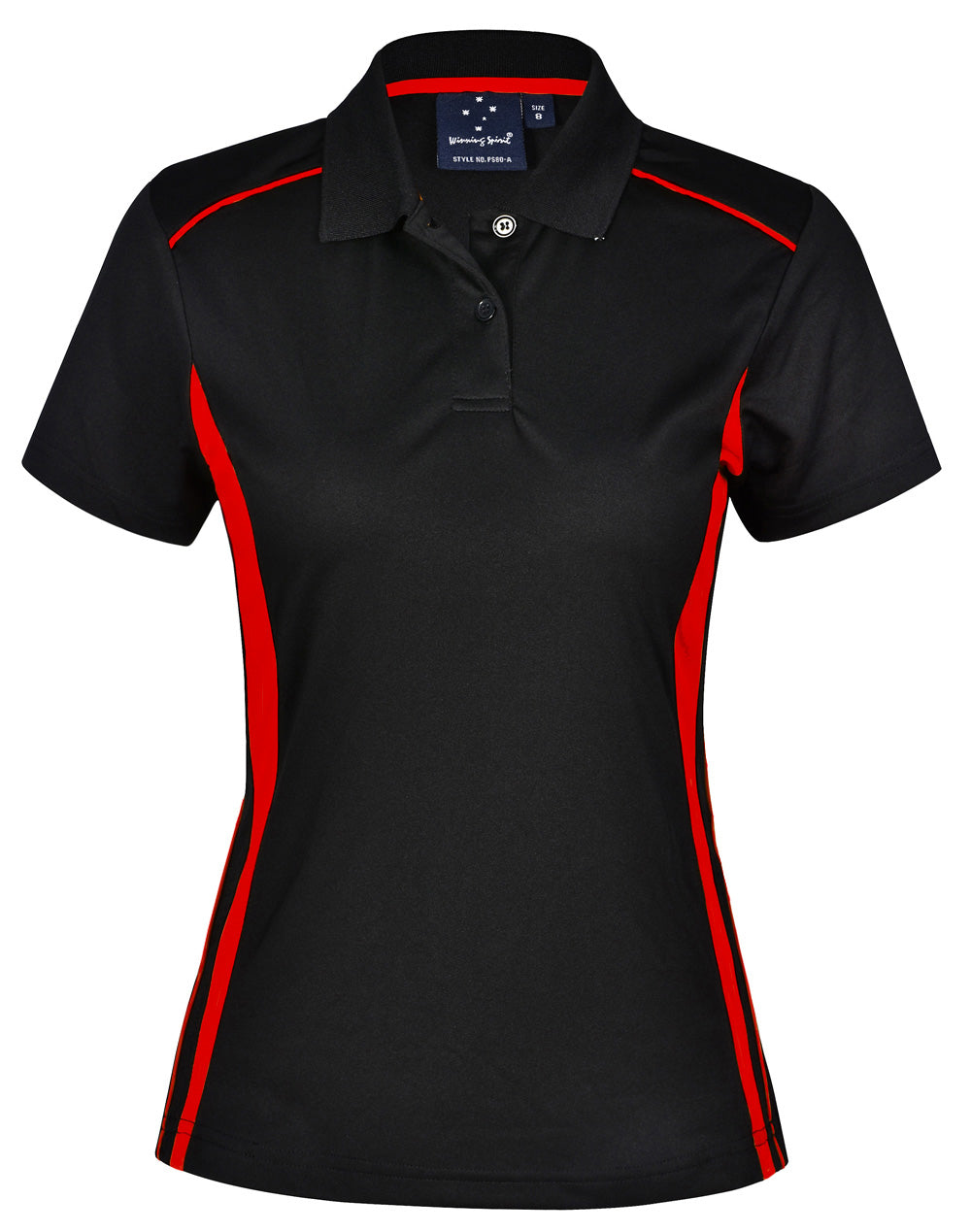 Pursuit Polo Ladies' - Black Red