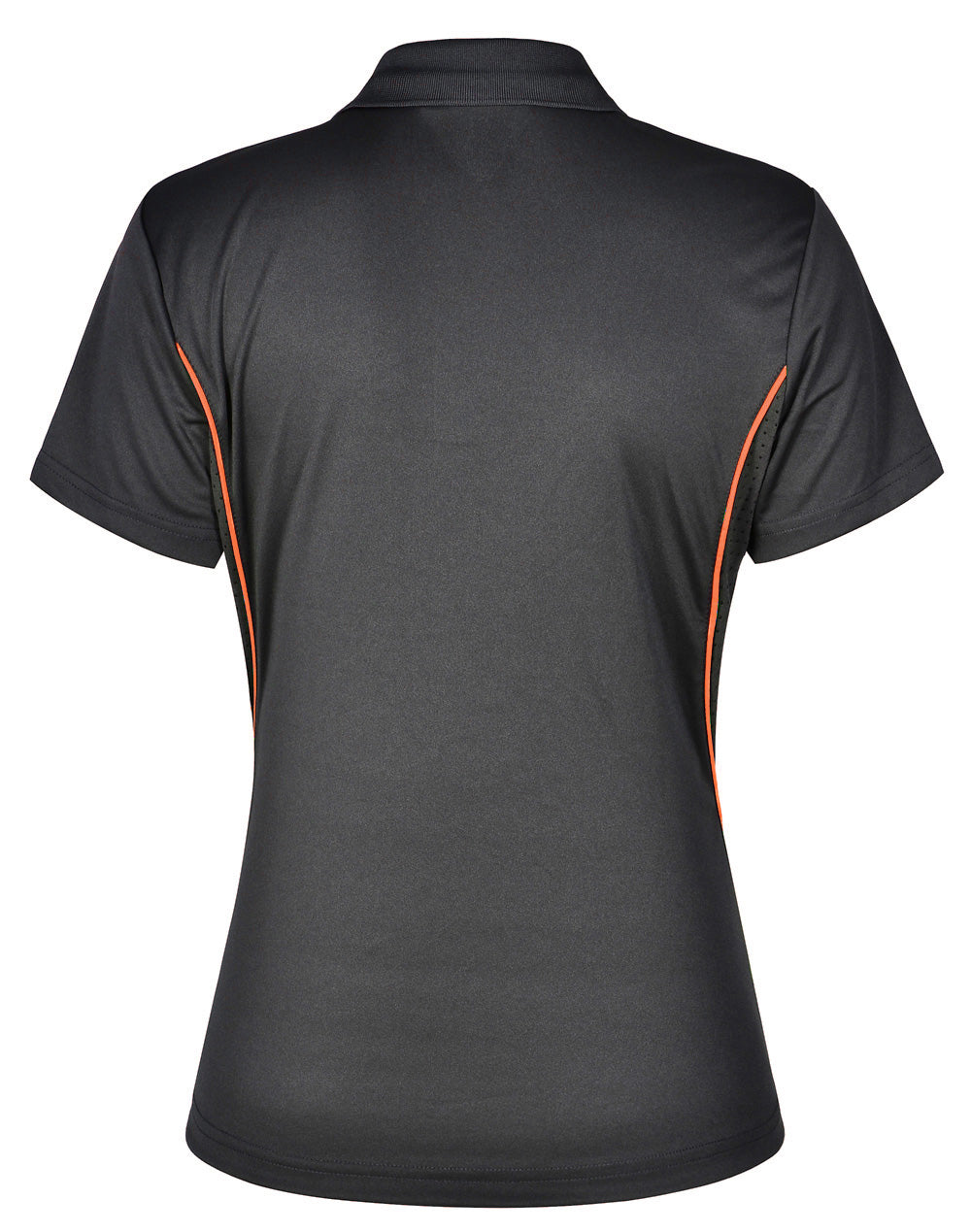 Pursuit Polo Ladies' - Charcoal Fluoro Orange