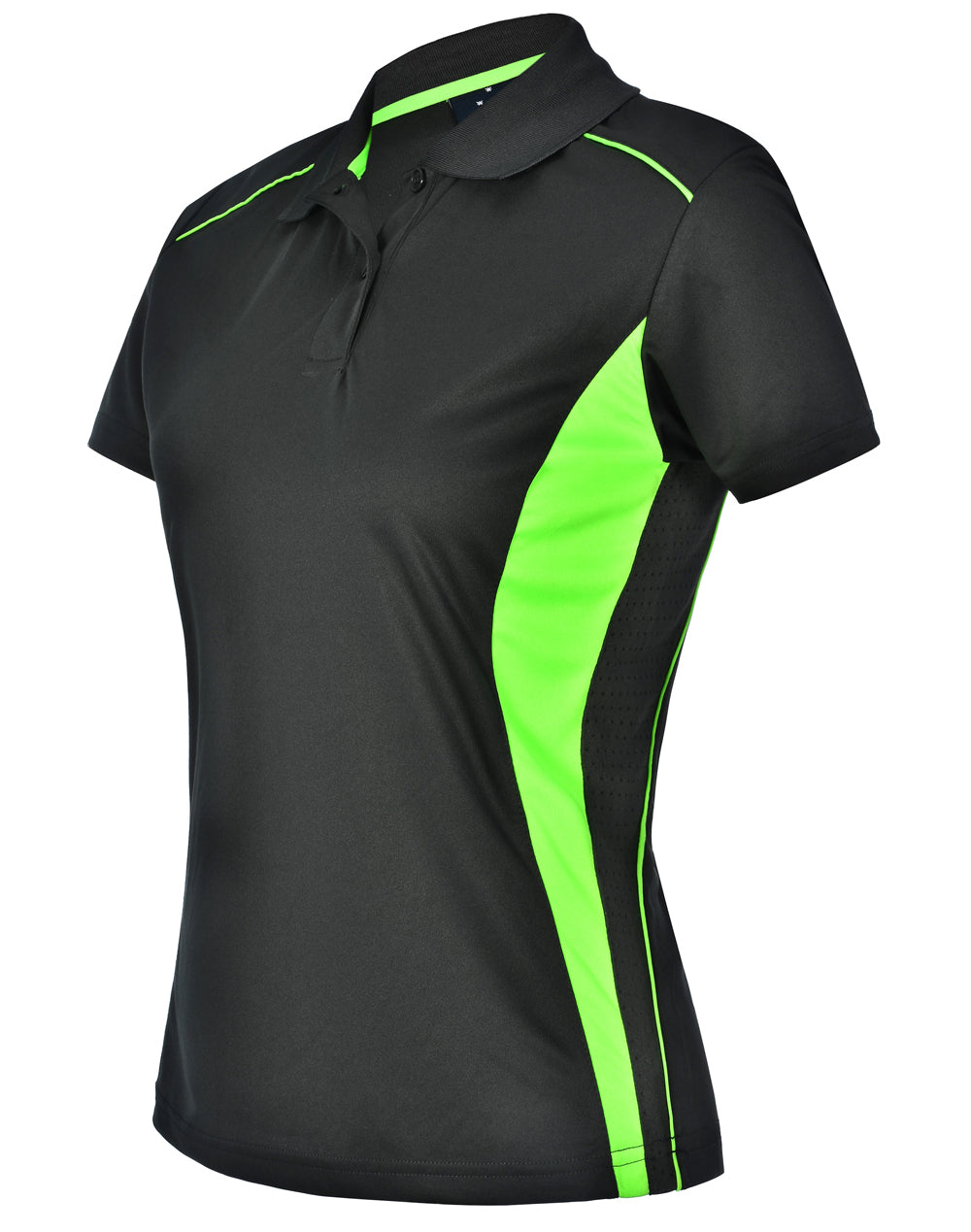 Pursuit Polo Ladies' - Charcoal Lime