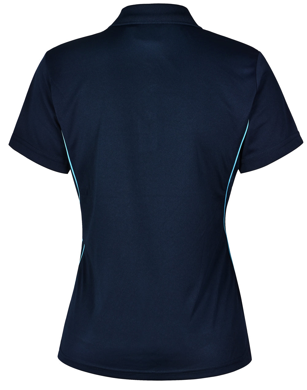 Pursuit Polo Ladies' - Navy Aqua Blue