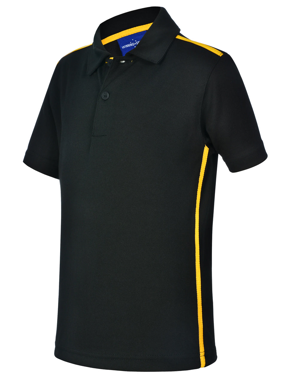 Staten Polo Shirt Kid'S - Black Gold