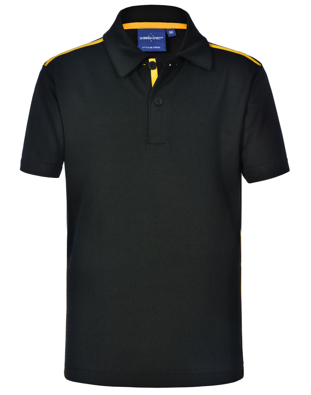 Staten Polo Shirt Kid'S - Black Gold