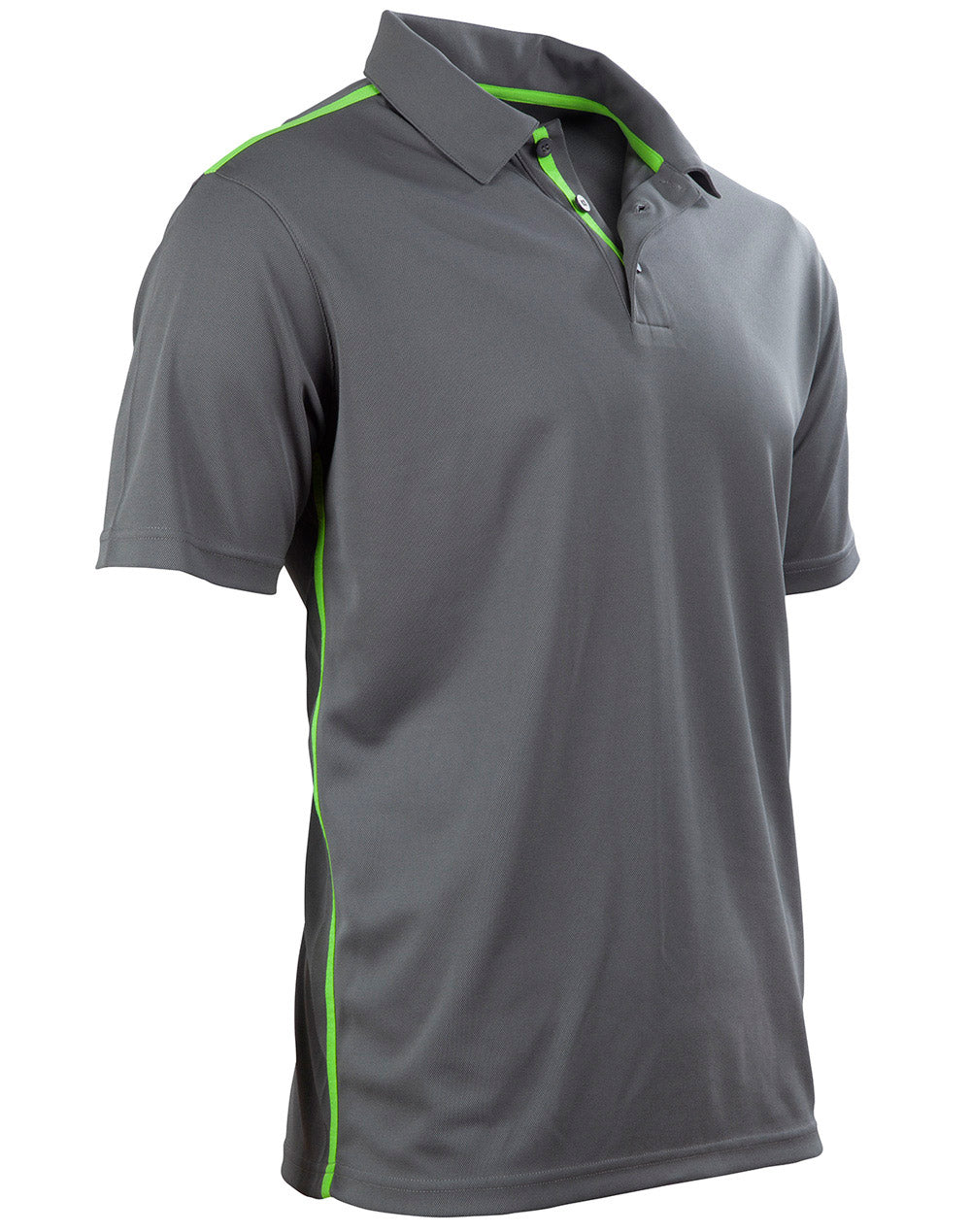 Staten Polo Shirt Men'S - Ash Lime