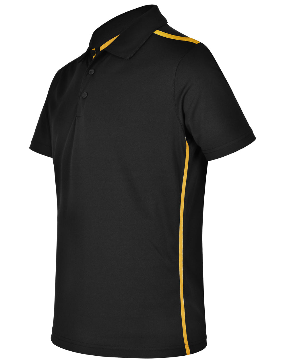 Staten Polo Shirt Men'S - Black Gold
