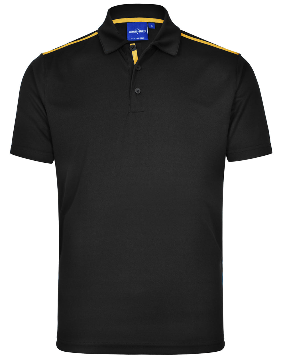 Staten Polo Shirt Men'S - Black Gold