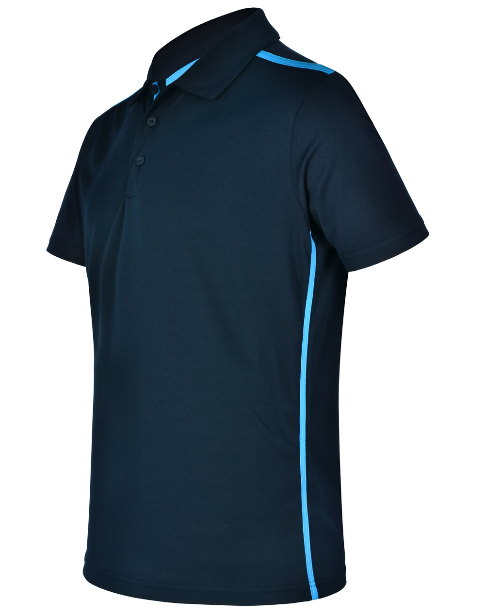 Staten Polo Shirt Men'S - Navy Cyan