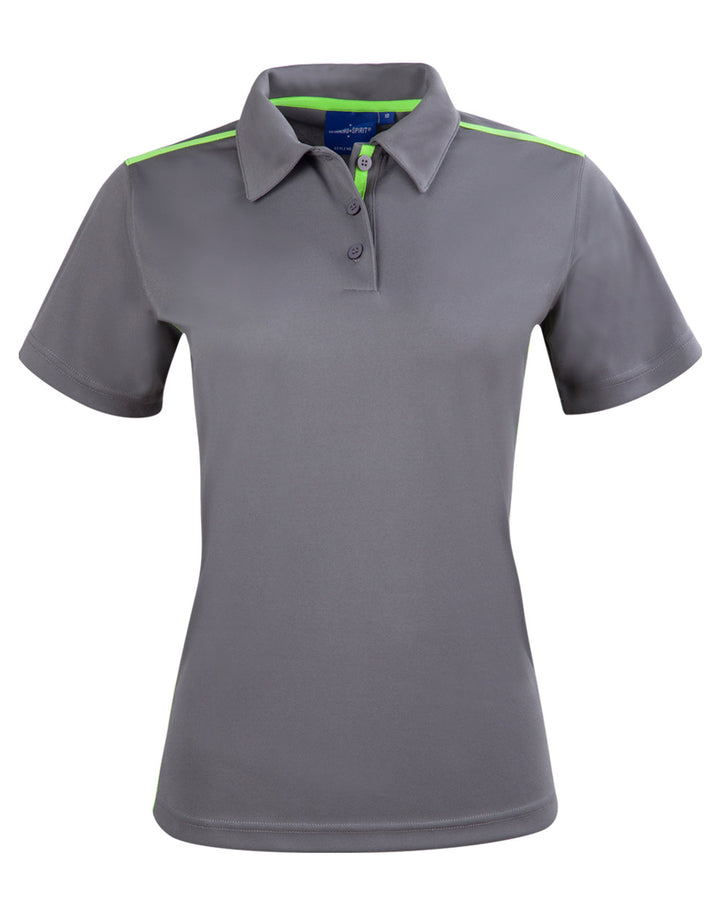Staten Polo Shirt Ladies - Ash Lime