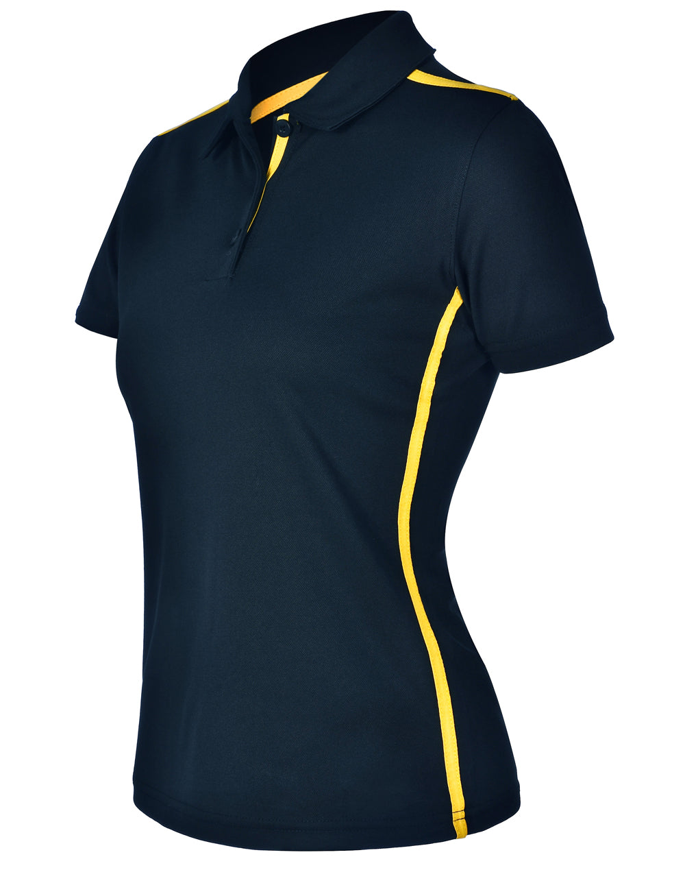 Staten Polo Shirt Ladies - Navy Gold