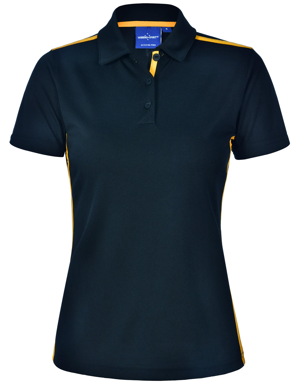 Staten Polo Shirt Ladies - Navy Gold