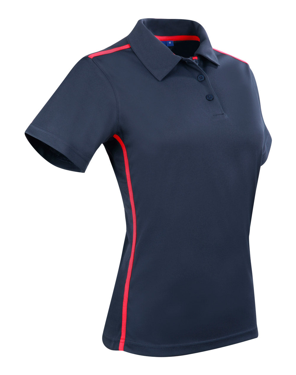 Staten Polo Shirt Ladies - Navy Red