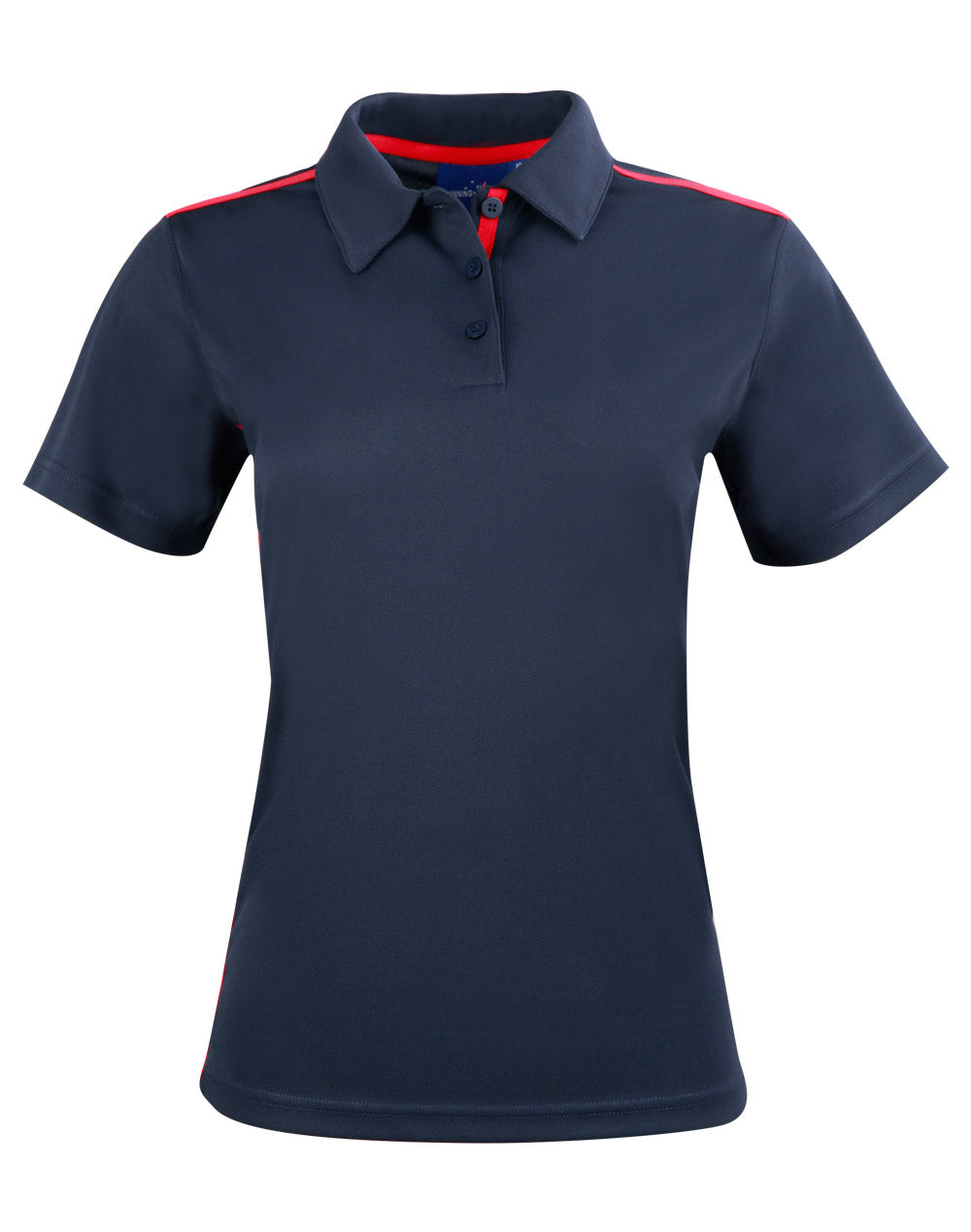 Staten Polo Shirt Ladies - Navy Red