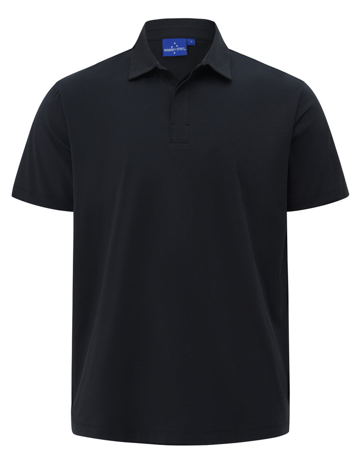 Mens High Performance Graphene Polo - Black