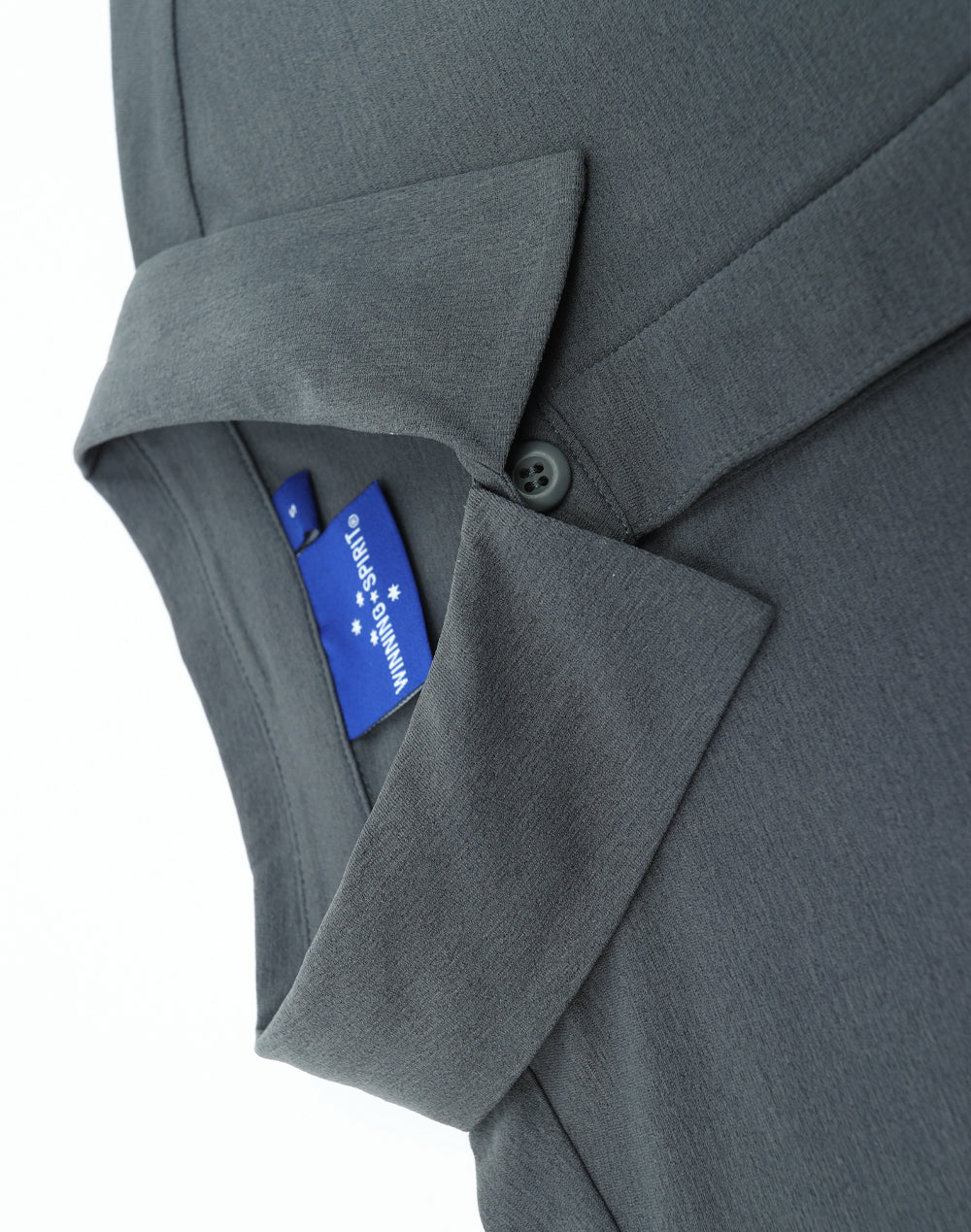 Mens High Performance Graphene Polo - Storm Grey