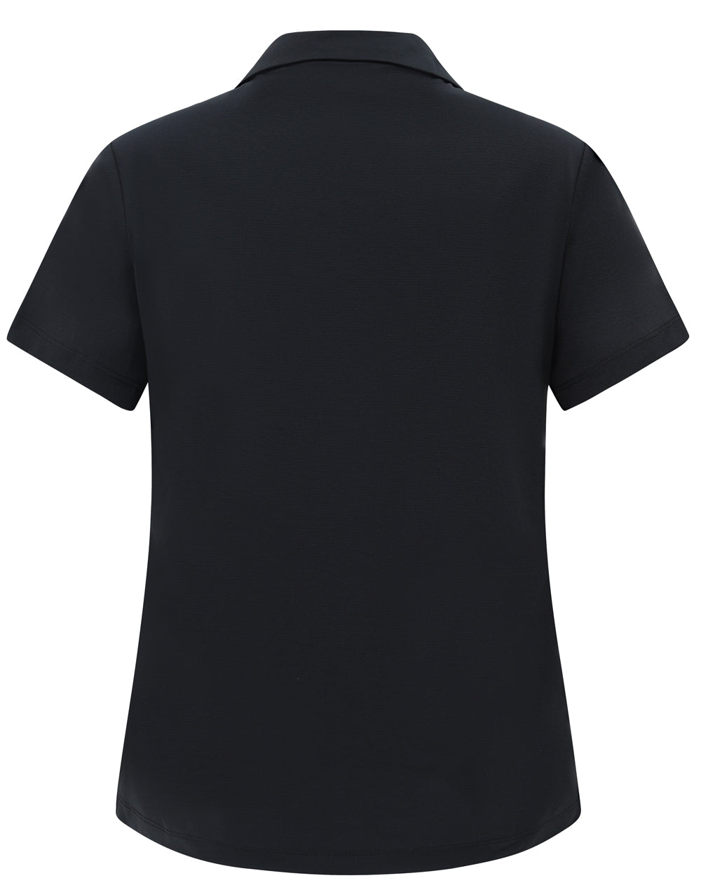 Womens High Performance Graphene Polo - Black