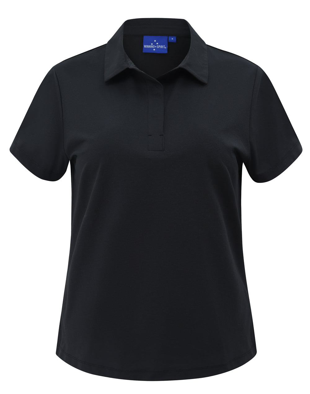 Womens High Performance Graphene Polo - Black