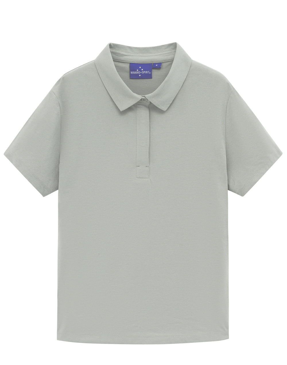 Womens High Performance Graphene Polo - Silver Grey