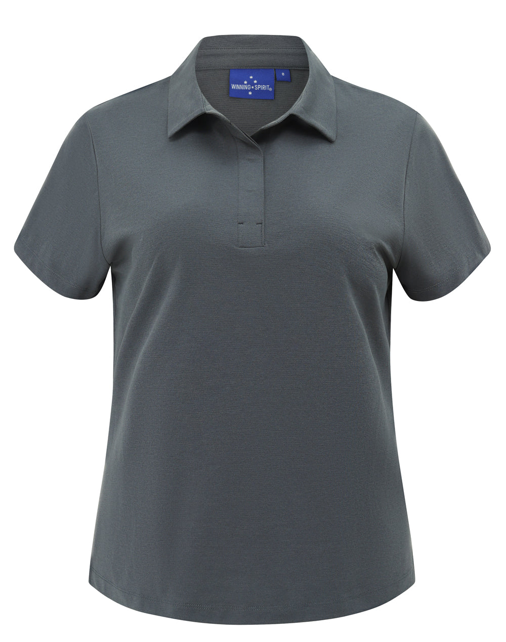 Womens High Performance Graphene Polo - Storm Grey
