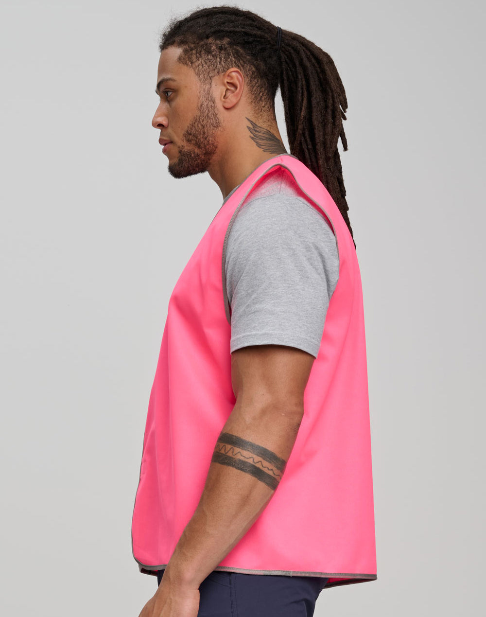 Hi-Vis Safety Vest Adult - Pink