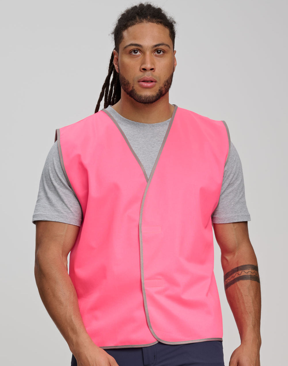 Hi-Vis Safety Vest Adult - Pink