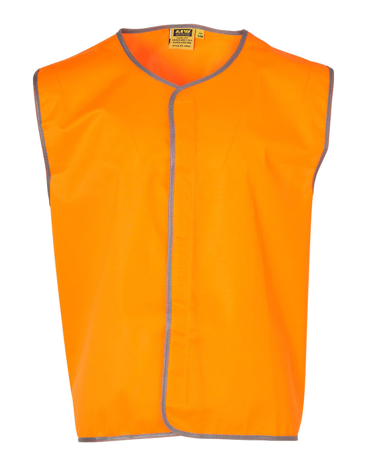 Hi-Vis Safety Vest - Fluoro Orange