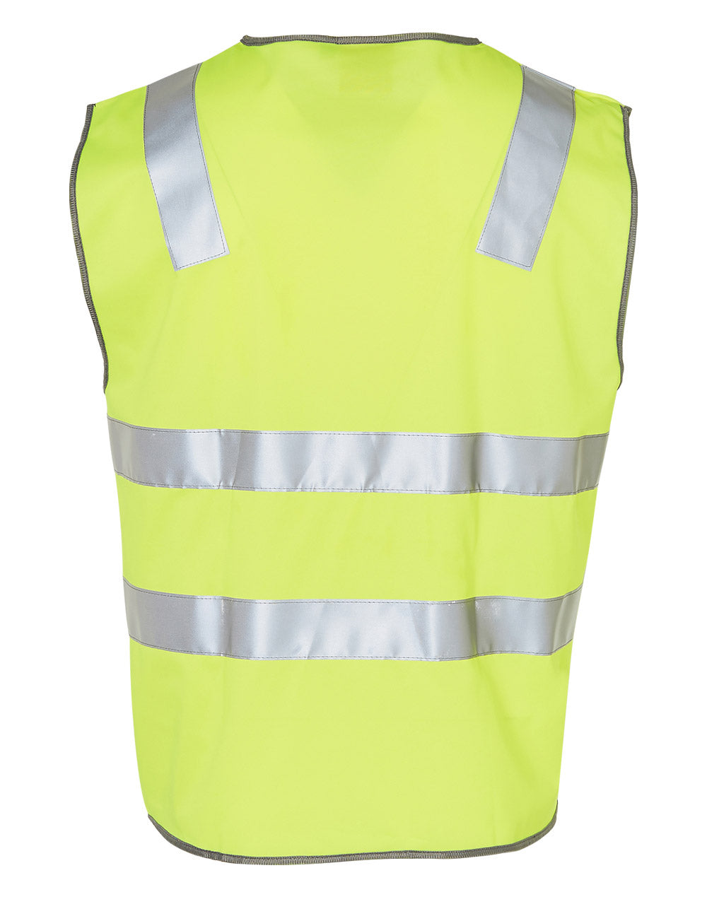 Hi-Vis Safety Vest - FluoroYellow Silver
