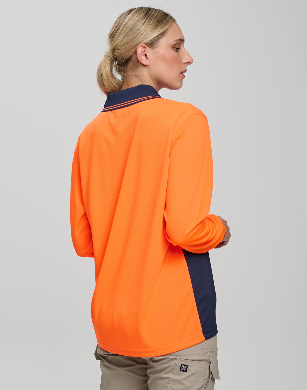 High Visibility Long Sleeve Polo