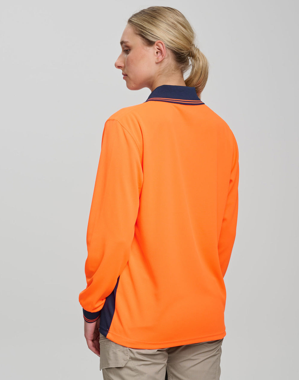 High Visibility Long Sleeve Polo