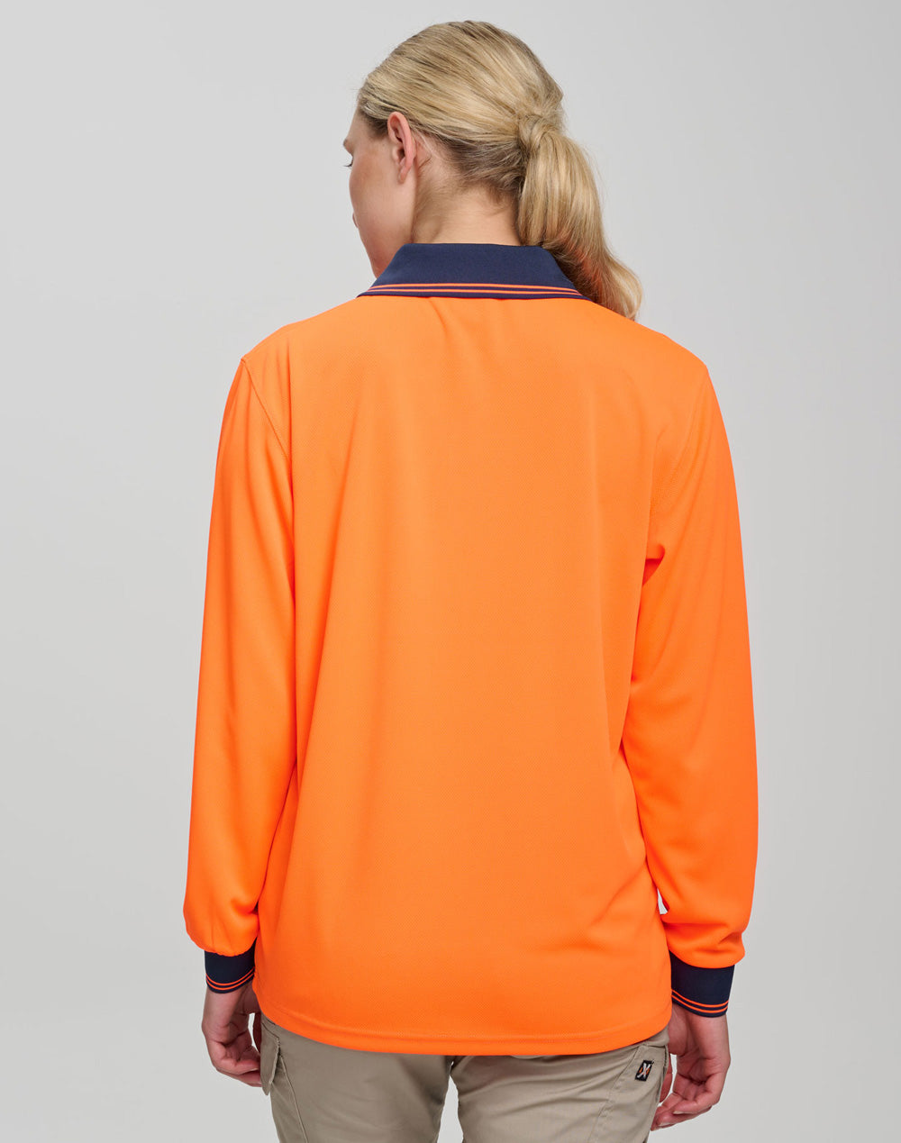 High Visibility Long Sleeve Polo