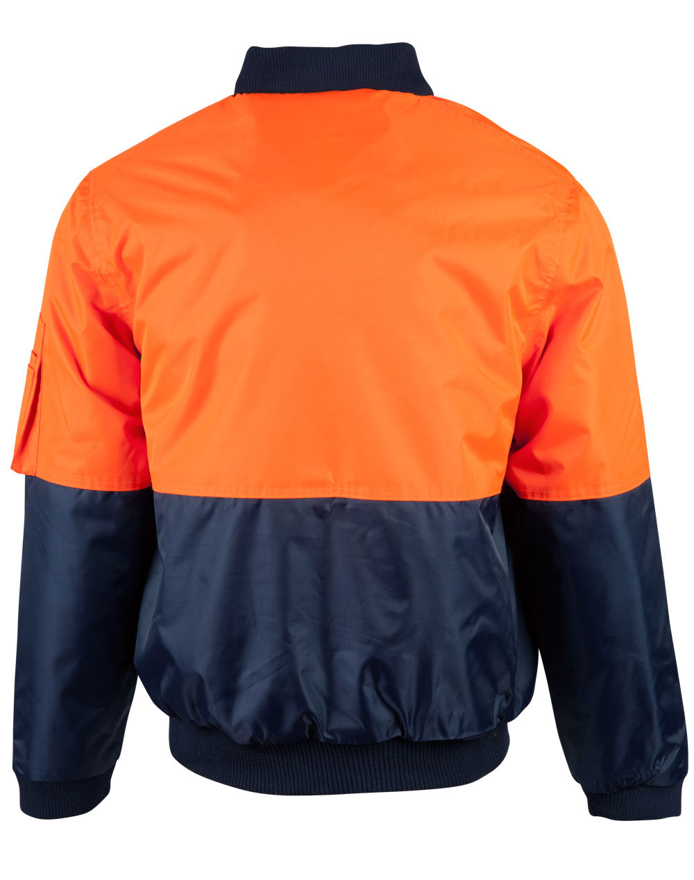 Hi-Vis Two Tone Flying Jacket - Orange Navy