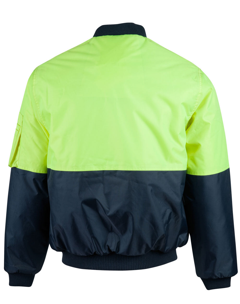 Hi-Vis Two Tone Flying Jacket - Yellow Navy