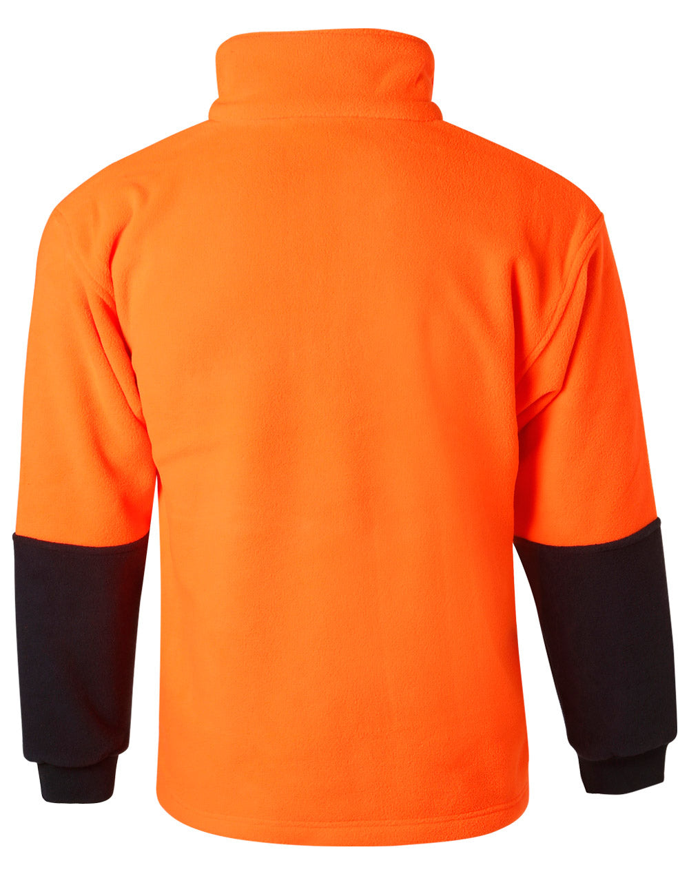 Hi-Vis 2 Tone Polar Fleece - FluoroOrange Navy