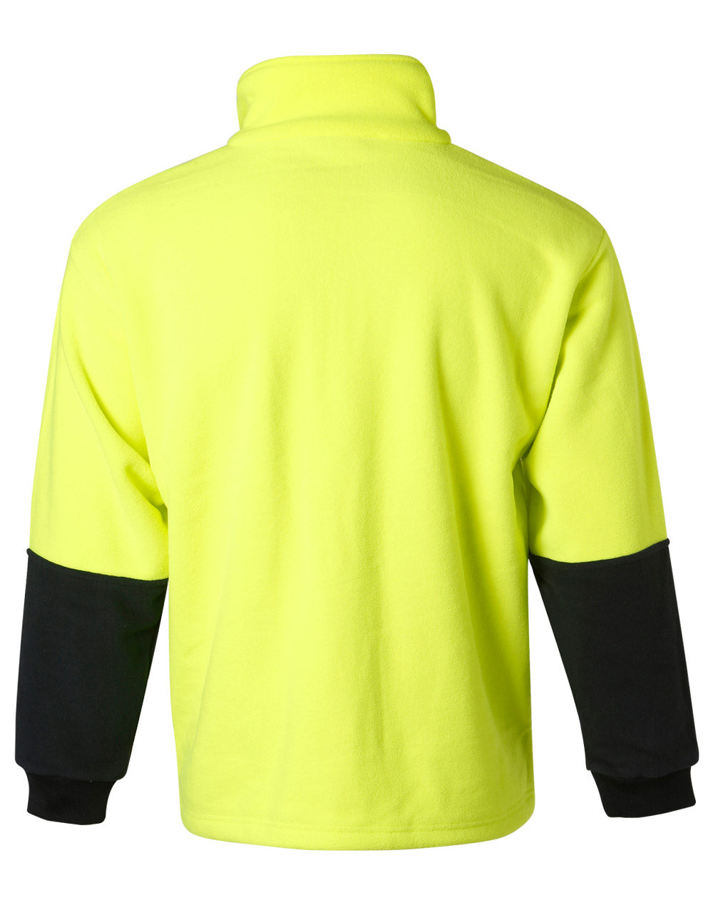 Hi-Vis 2 Tone Polar Fleece - FluoroYellow Navy