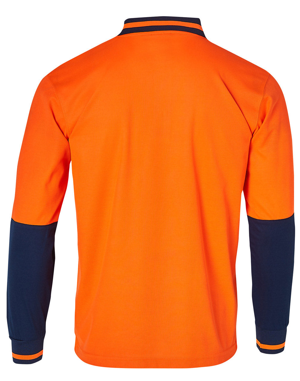 Safety Polo - FluoroOrange Navy