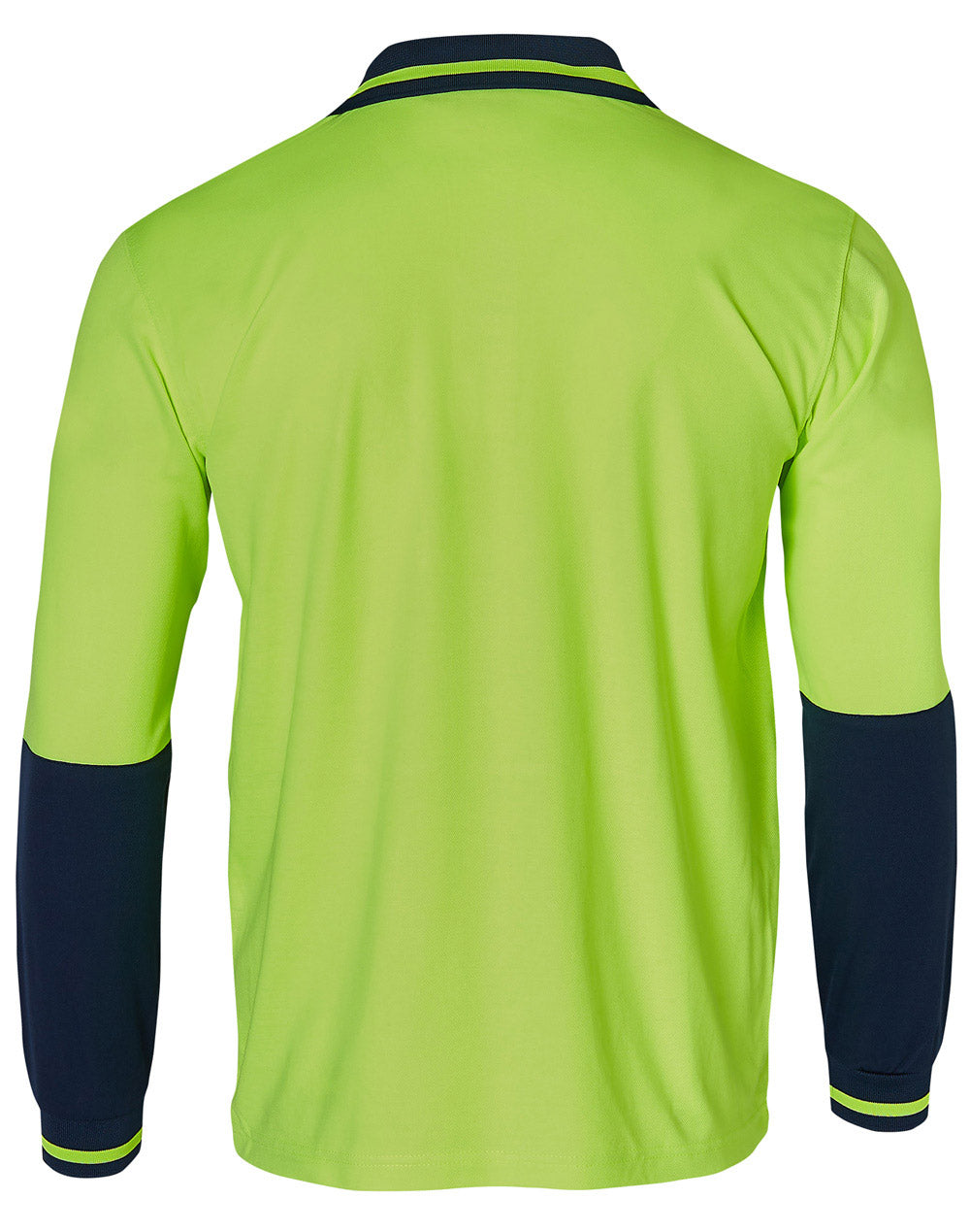 Safety Polo - FluoroYellow Navy