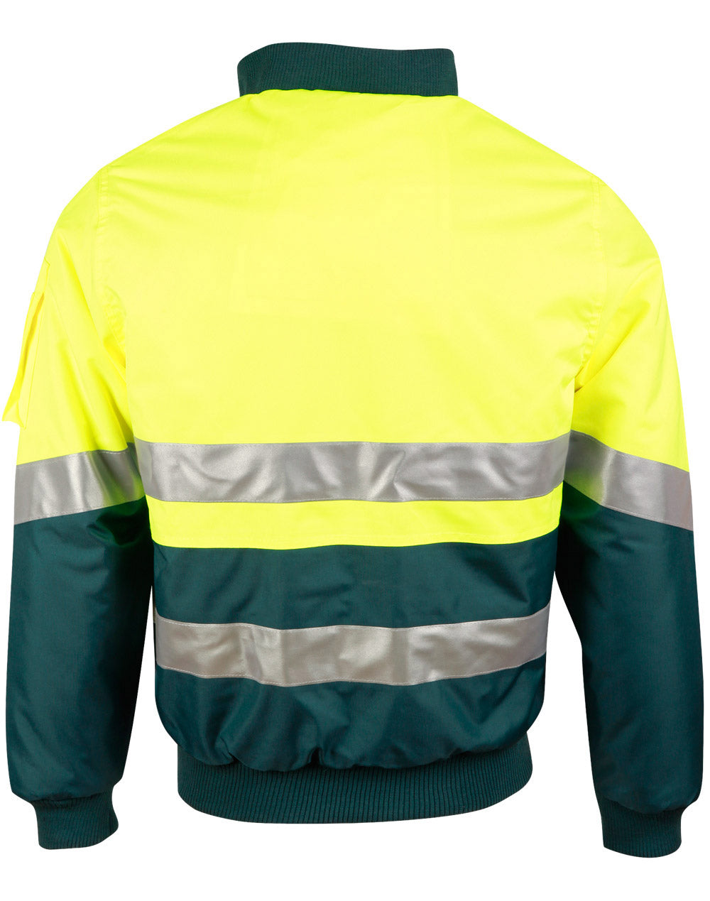 Hi-Vis Two Tone Flying Jacket - Yellow Bottle