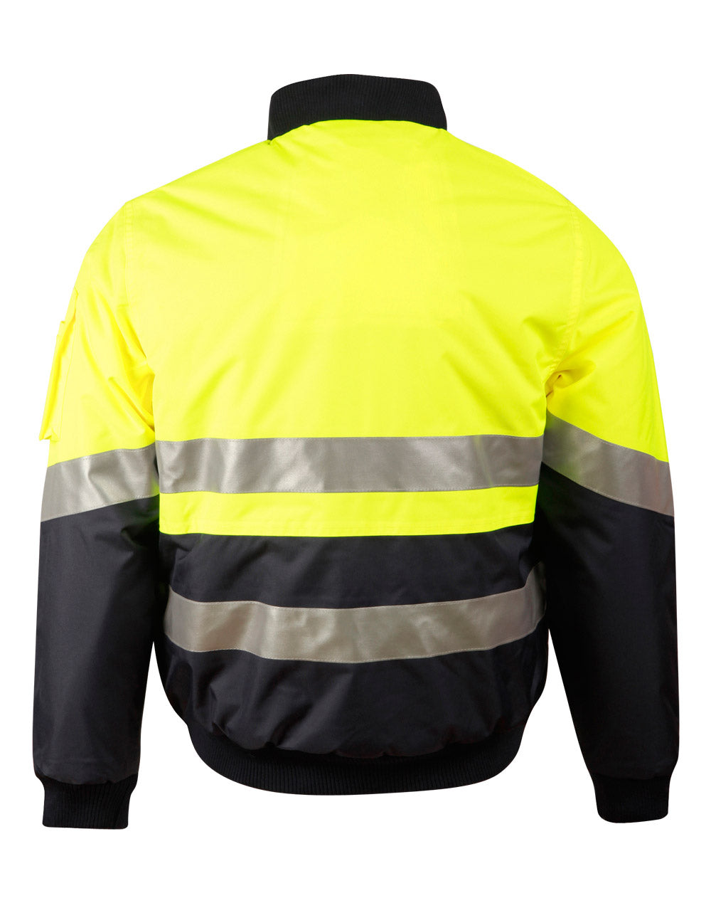Hi-Vis Two Tone Flying Jacket - Yellow Navy